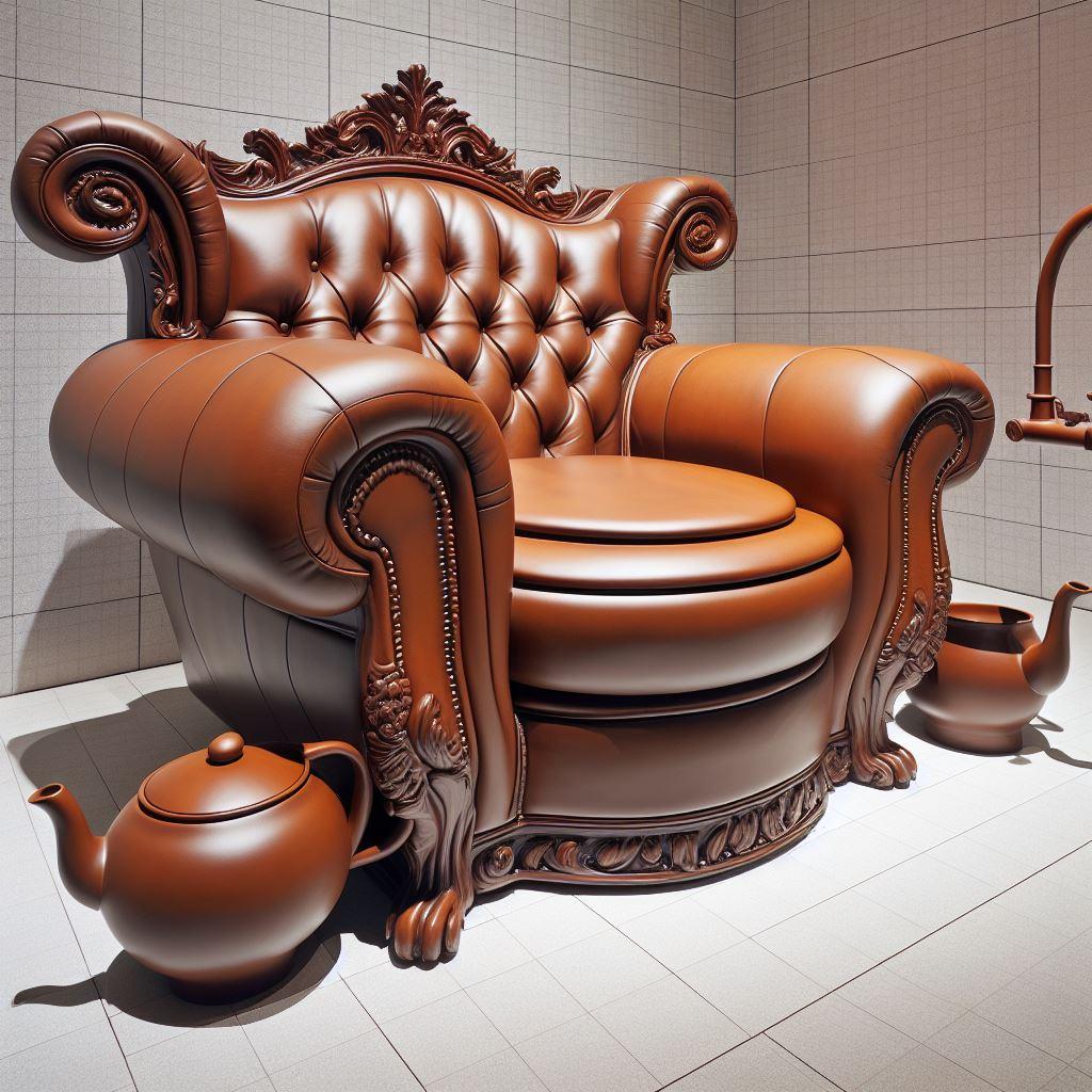 Leather Armchair Toilets: Luxury Meets Comfort in Your Bathroom