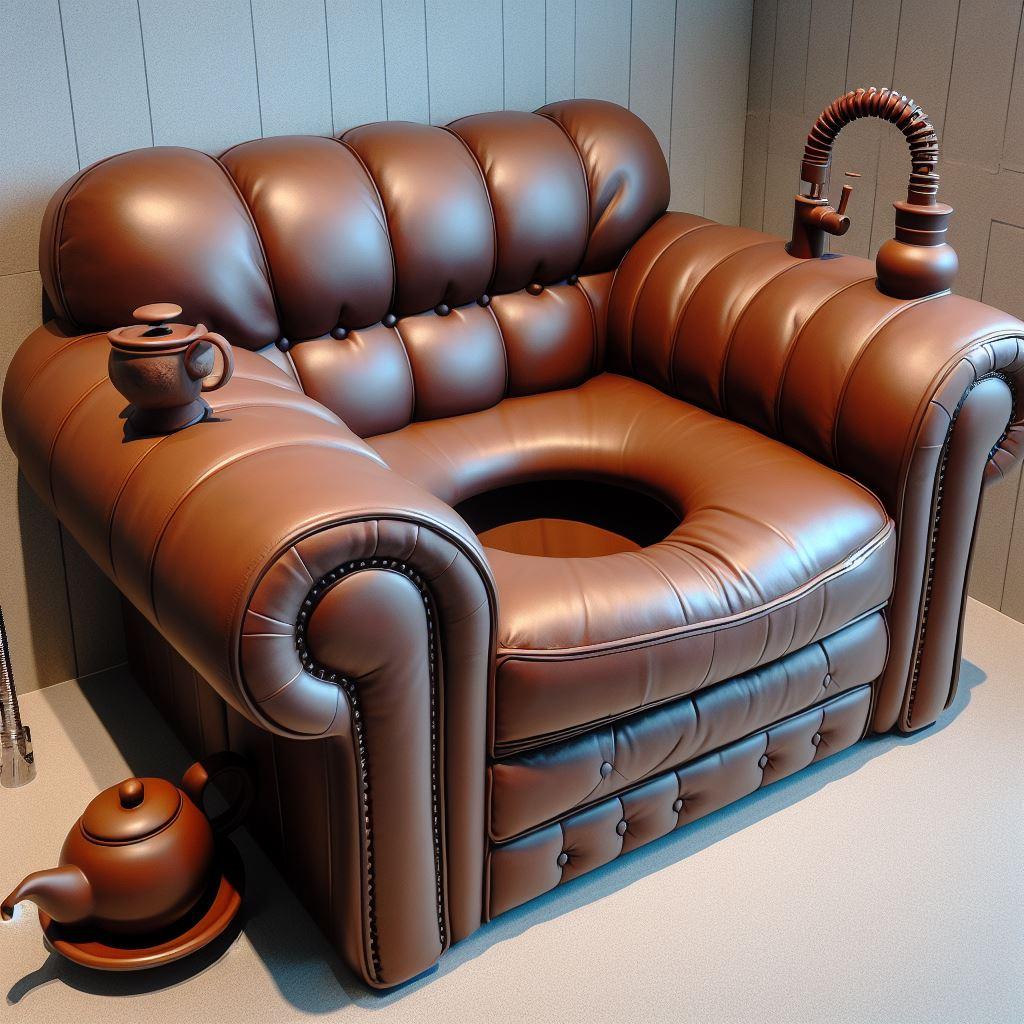 How to Use Leather Armchair Toilets Effectively