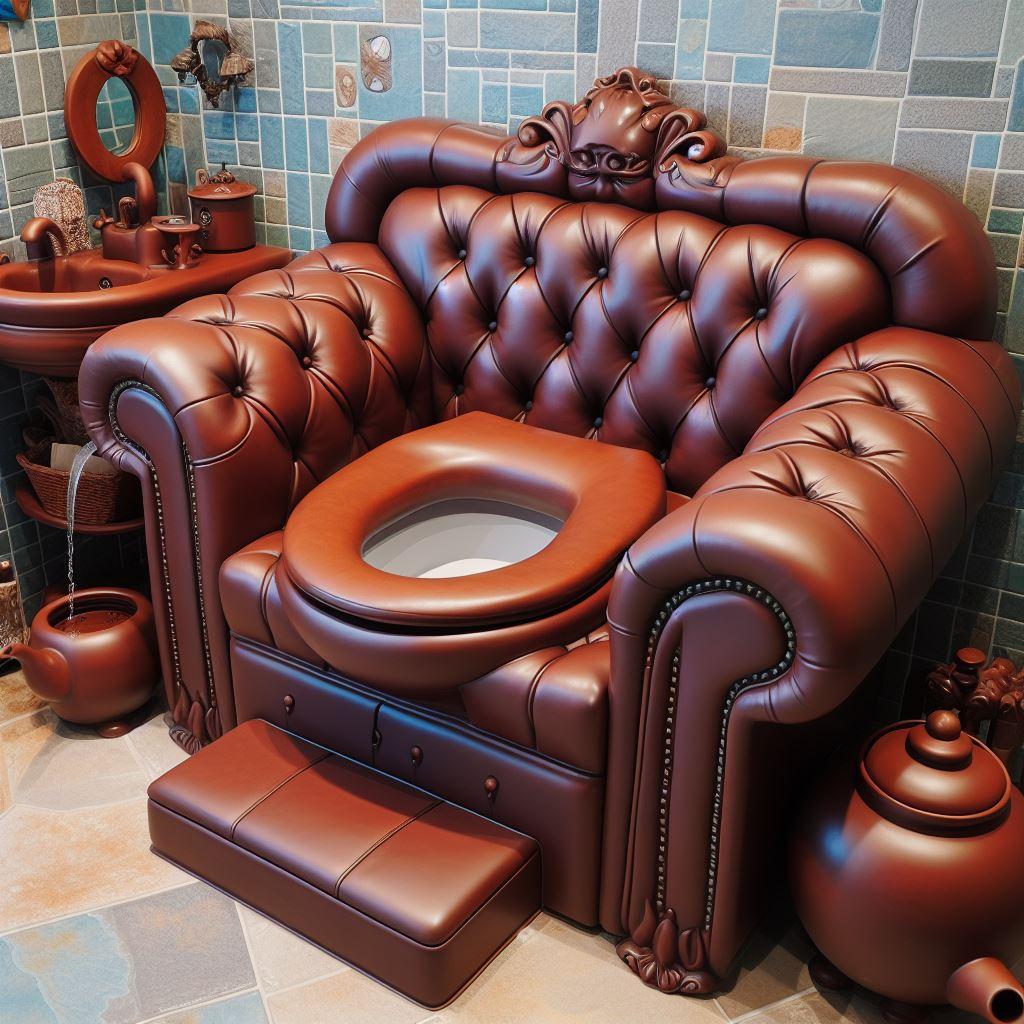 How to Use Leather Armchair Toilets Effectively