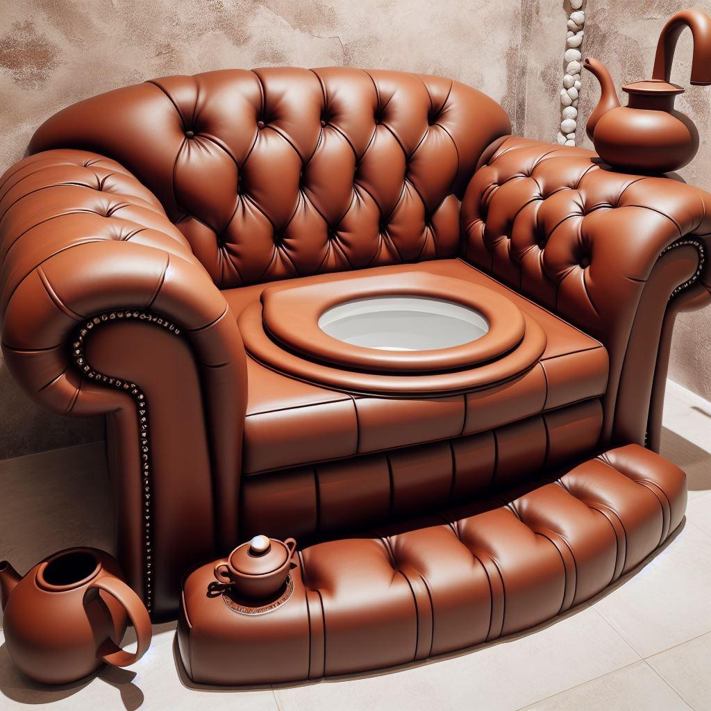 Advantages of Leather Armchair Toilets