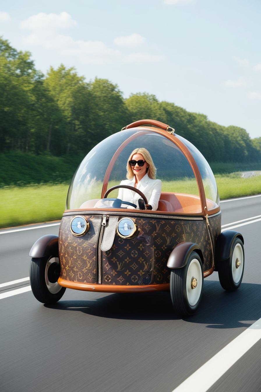 The Unique Charm of the LV Handbag Shaped Car