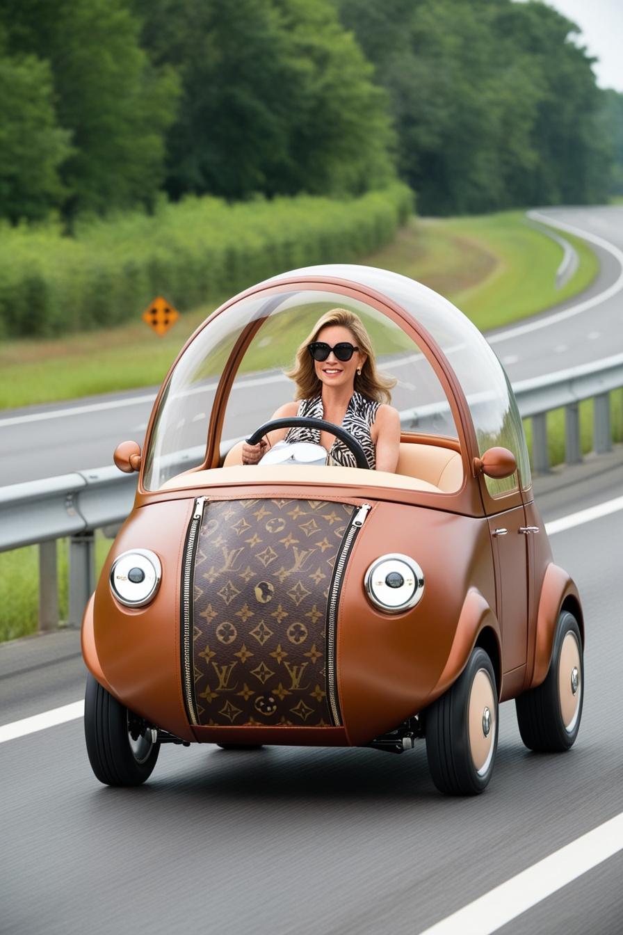 The Unique Charm of the LV Handbag Shaped Car