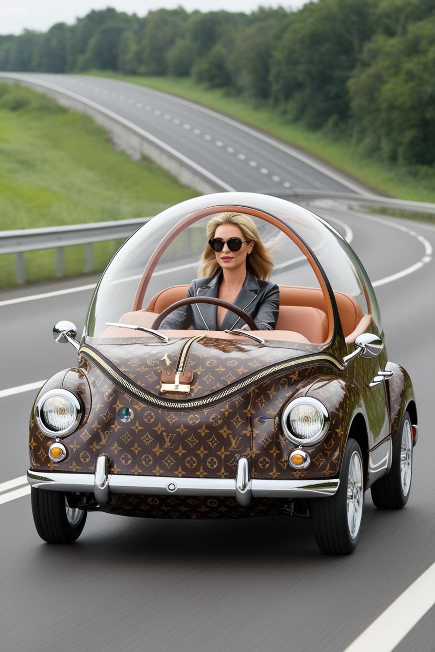 The Design Essence of the LV Handbag Shaped Car