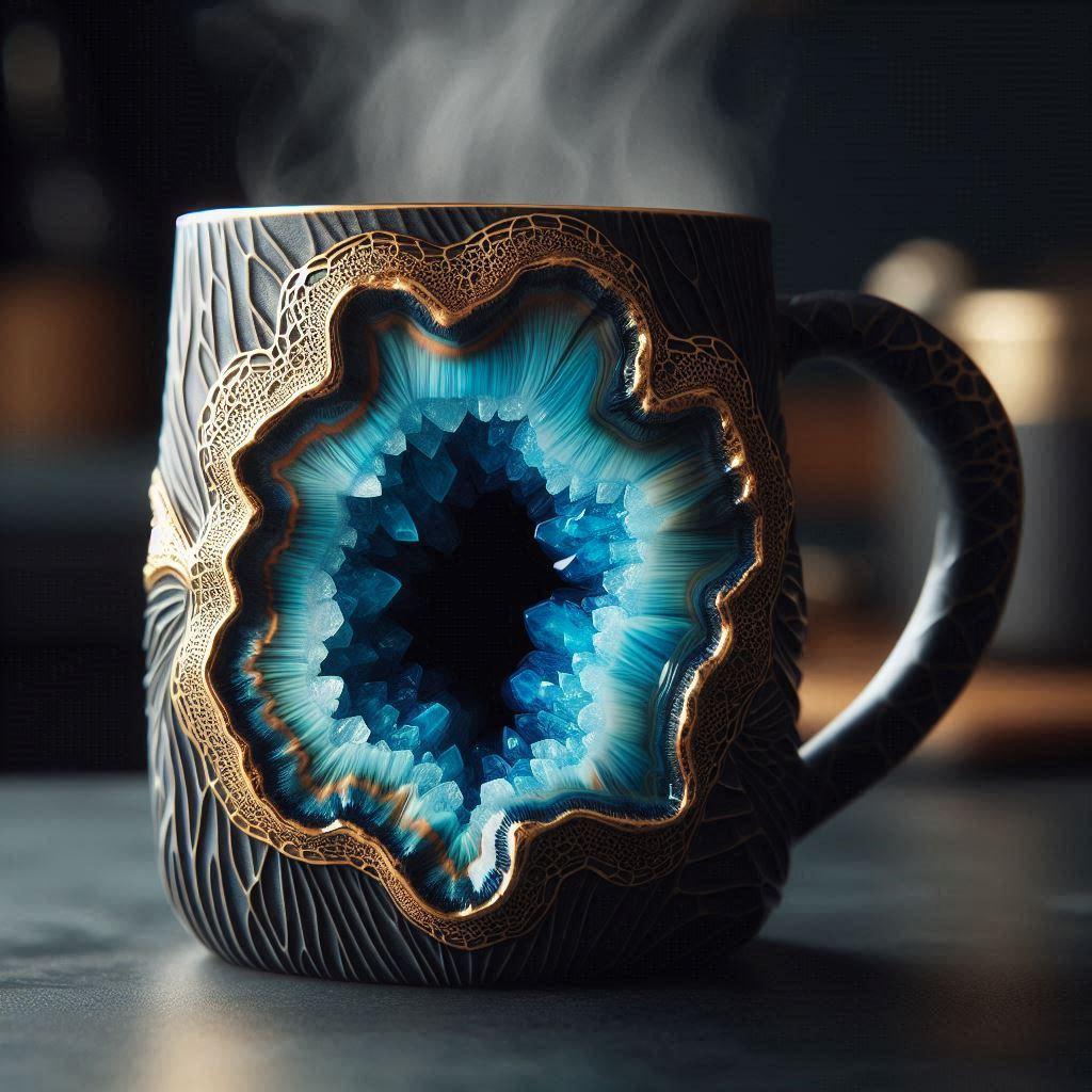 The Allure of Mineral Crystal Coffee Mugs: A Unique Sip Experience