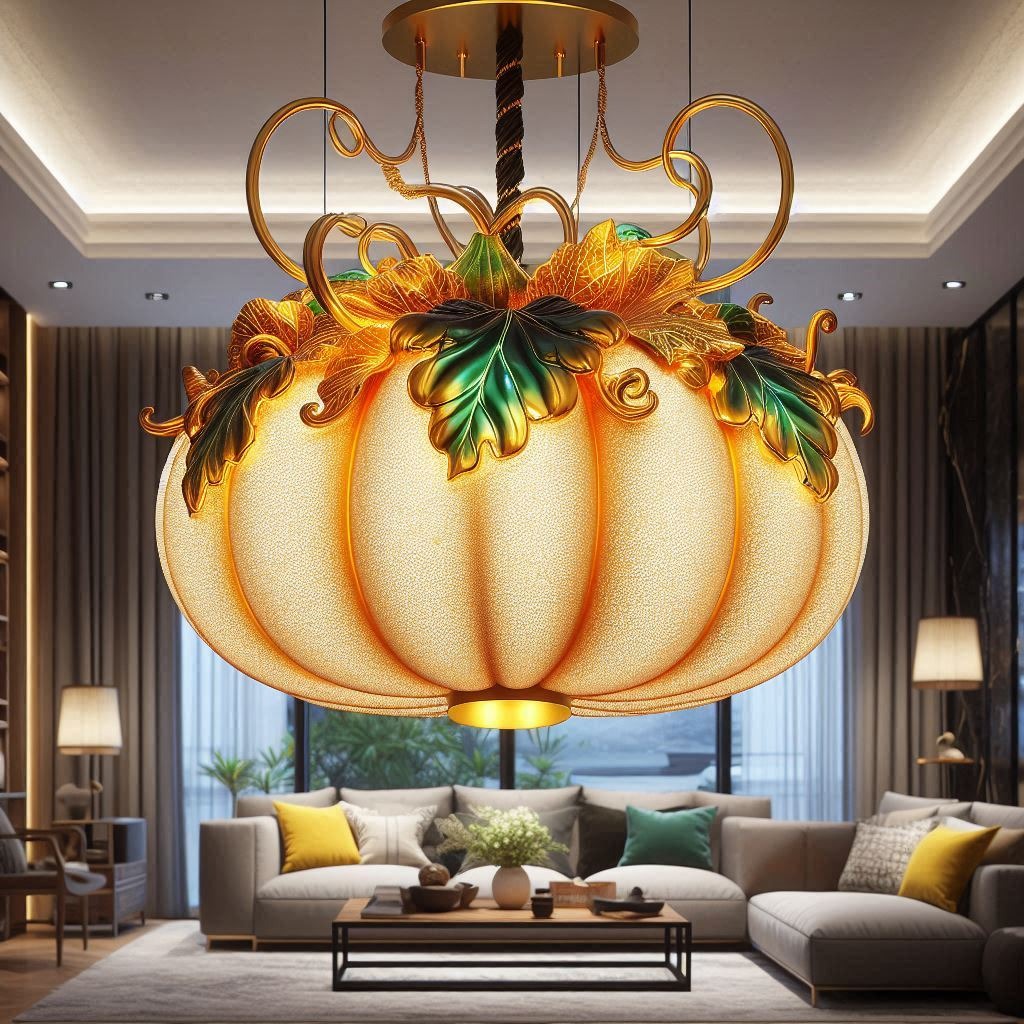 How to Use a Pumpkin Chandelier Effectively