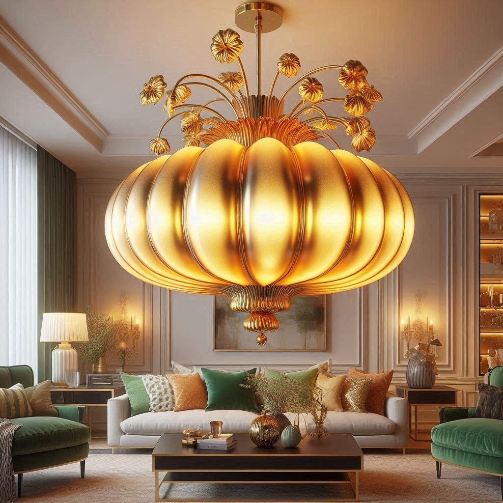 Creative Examples of Pumpkin Chandeliers