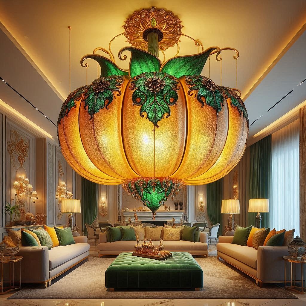 How to Use a Pumpkin Chandelier Effectively