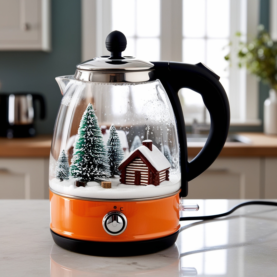 Snow Globe Kettle: A Magical Blend of Warmth and Winter Wonderland