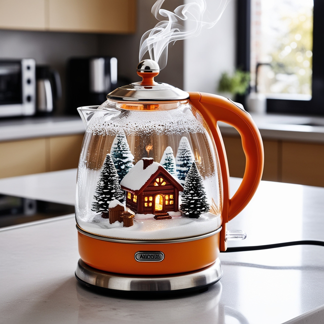 Snow Globe Kettle: A Magical Blend of Warmth and Winter Wonderland