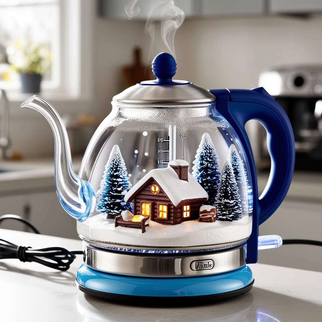 Snow Globe Kettle: A Magical Blend of Warmth and Winter Wonderland