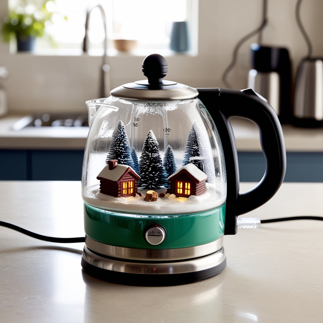 Snow Globe Kettle: A Magical Blend of Warmth and Winter Wonderland