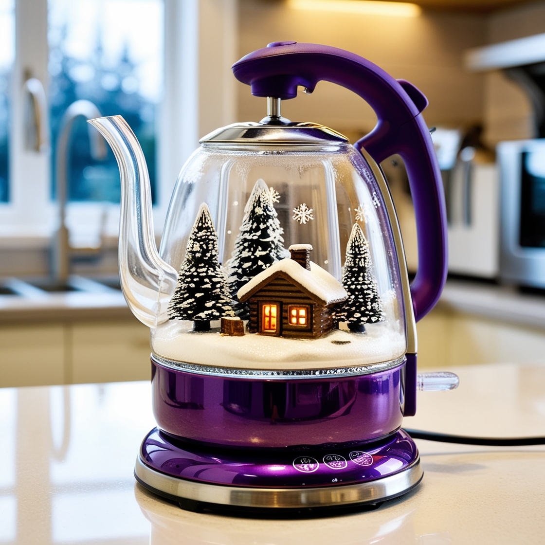 Snow Globe Kettle: A Magical Blend of Warmth and Winter Wonderland