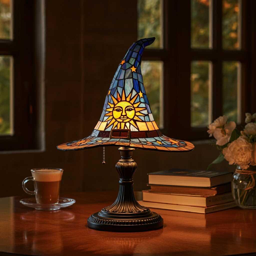 How to Stained Glass Witch Hat Lamp