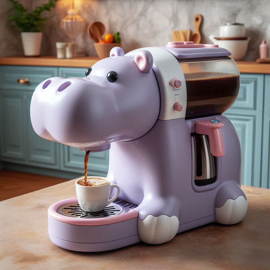 Hippo Coffee Maker: A Playful Blend of Whimsy and Brewing Perfection