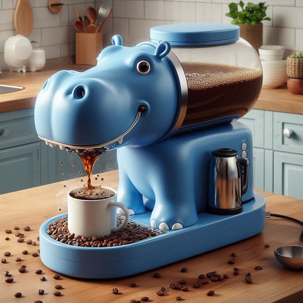 Hippo Coffee Maker: A Playful Blend of Whimsy and Brewing Perfection