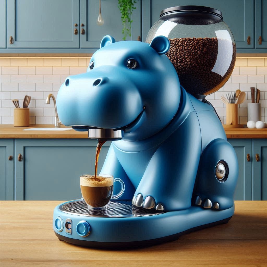 Hippo Coffee Maker: A Playful Blend of Whimsy and Brewing Perfection