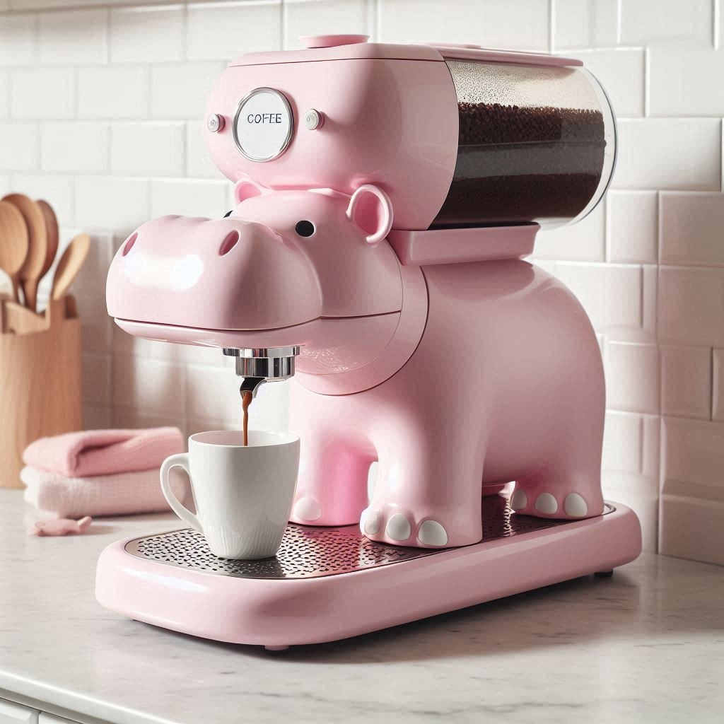 Hippo Coffee Maker: A Playful Blend of Whimsy and Brewing Perfection