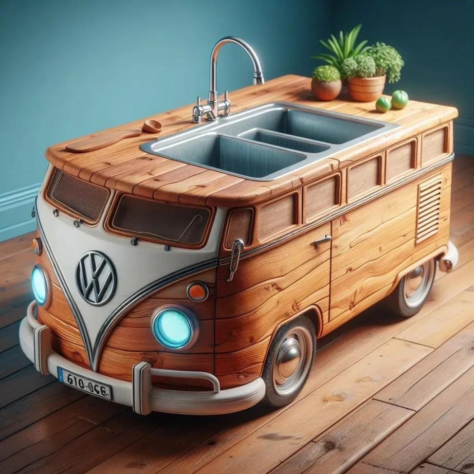 Volkswagen Bus Kitchen Sinks – The Ultimate Statement Piece for Your Kitchen