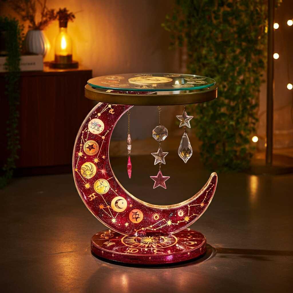 Witch Moon Table: Enchant Your Space with Lunar Magic