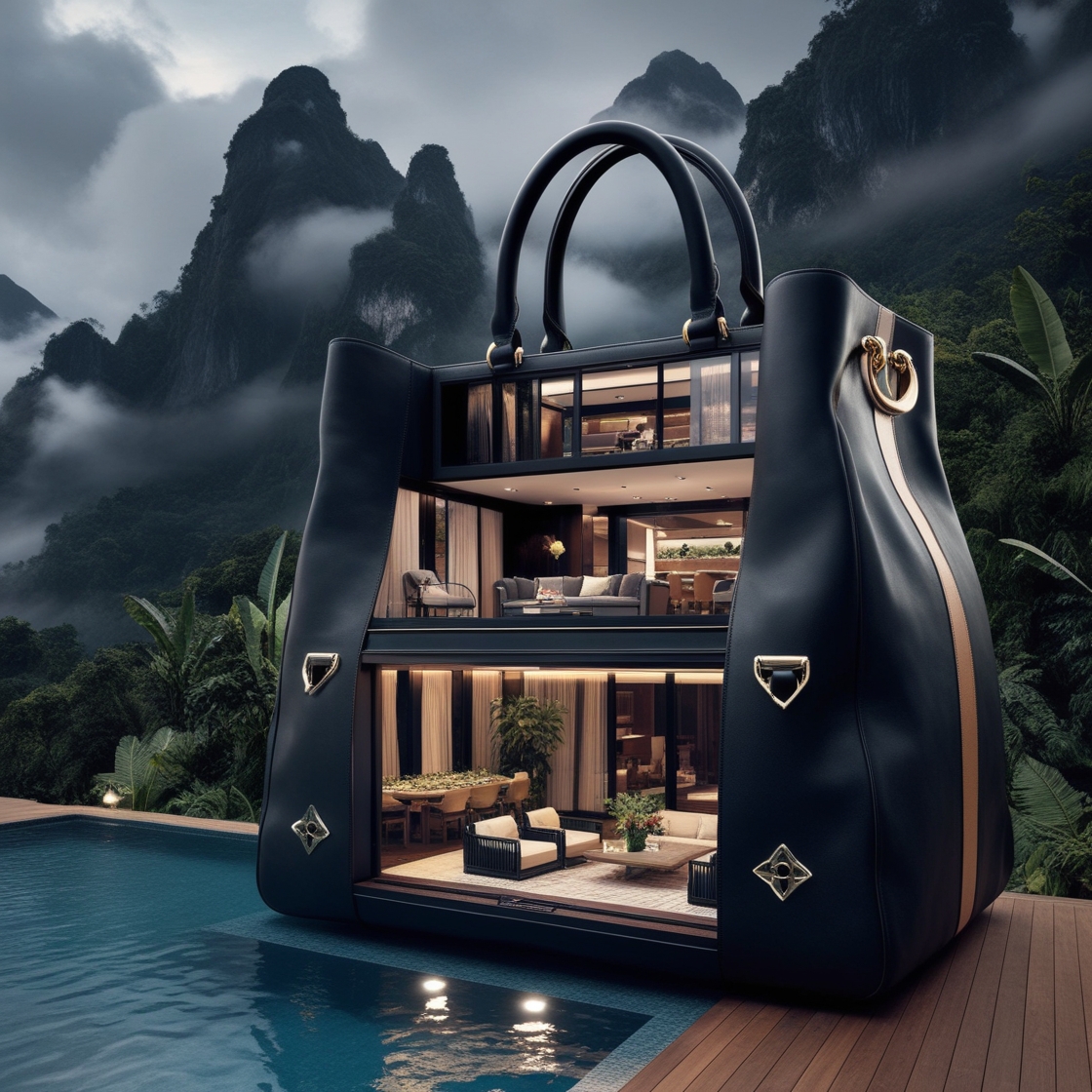 A Luxury Bag-Shaped Villa: The Pinnacle of Art and Architecture