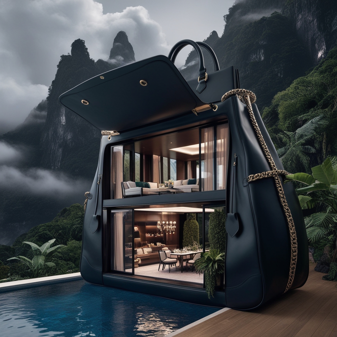 A Luxury Bag-Shaped Villa: The Pinnacle of Art and Architecture