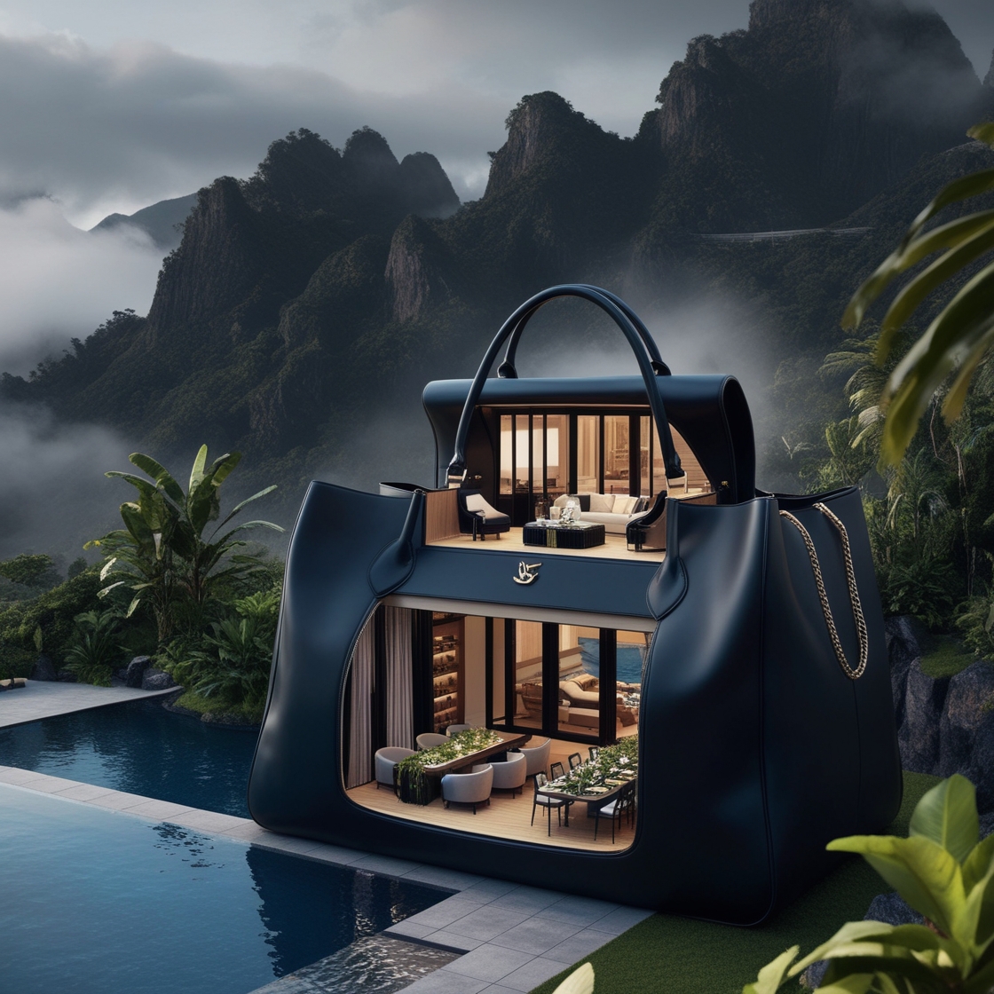 A Luxury Bag-Shaped Villa: The Pinnacle of Art and Architecture