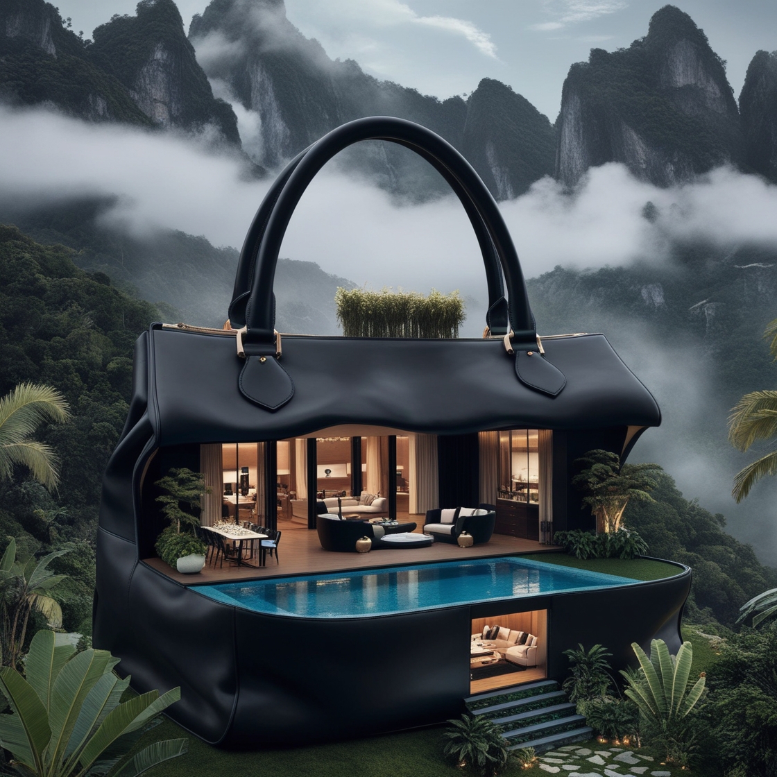 The Enduring Charm of a Luxury Bag-Shaped Villa