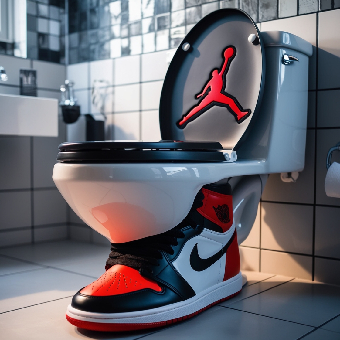 Title: Step Up Your Style: Experience the Ultimate Air Jordan Toilet