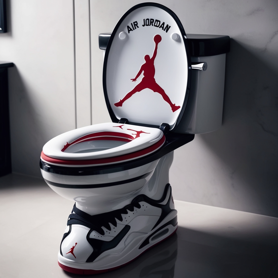 Title: Step Up Your Style: Experience the Ultimate Air Jordan Toilet