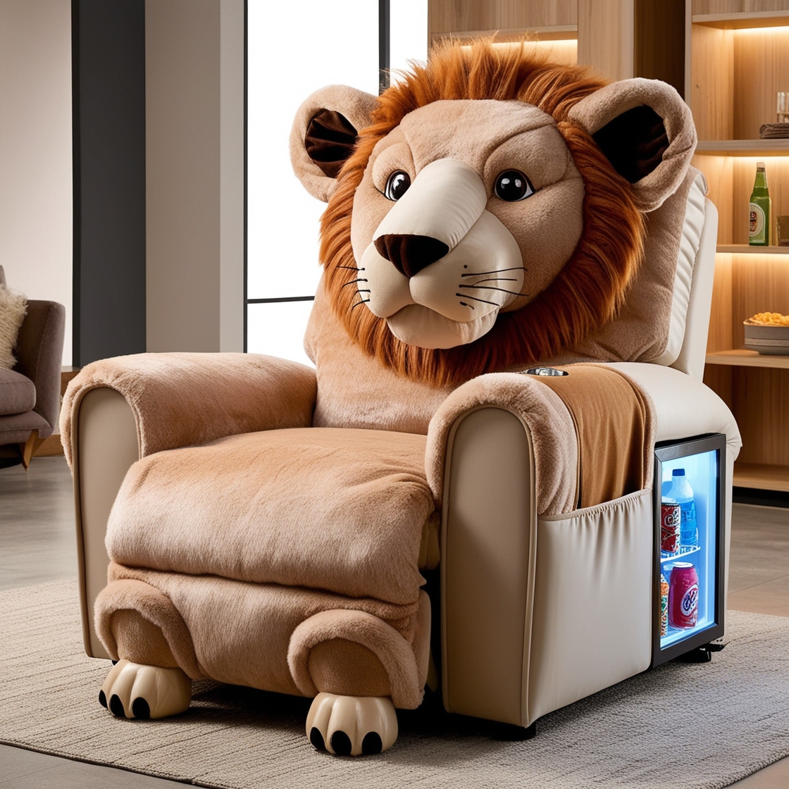 Chill in Comfort: Animal Recliners with Mini Fridges for Ultimate Relaxation