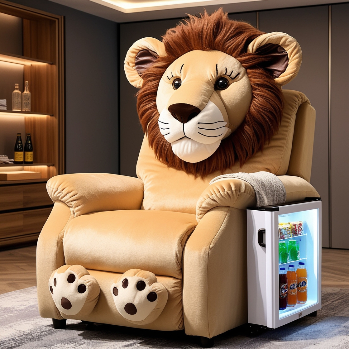 Chill in Comfort: Animal Recliners with Mini Fridges for Ultimate Relaxation