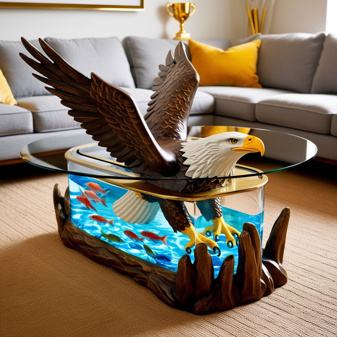 Dive into Unique Decor: Animal-Shaped Aquarium Coffee Tables for a Creative Touch