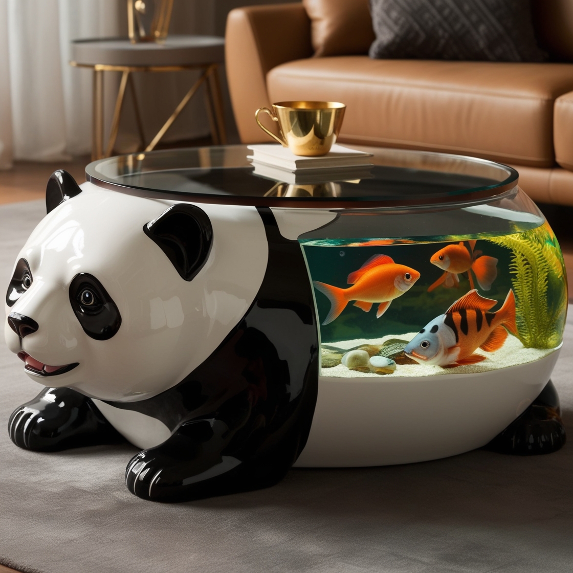 Dive into Unique Decor: Animal-Shaped Aquarium Coffee Tables for a Creative Touch