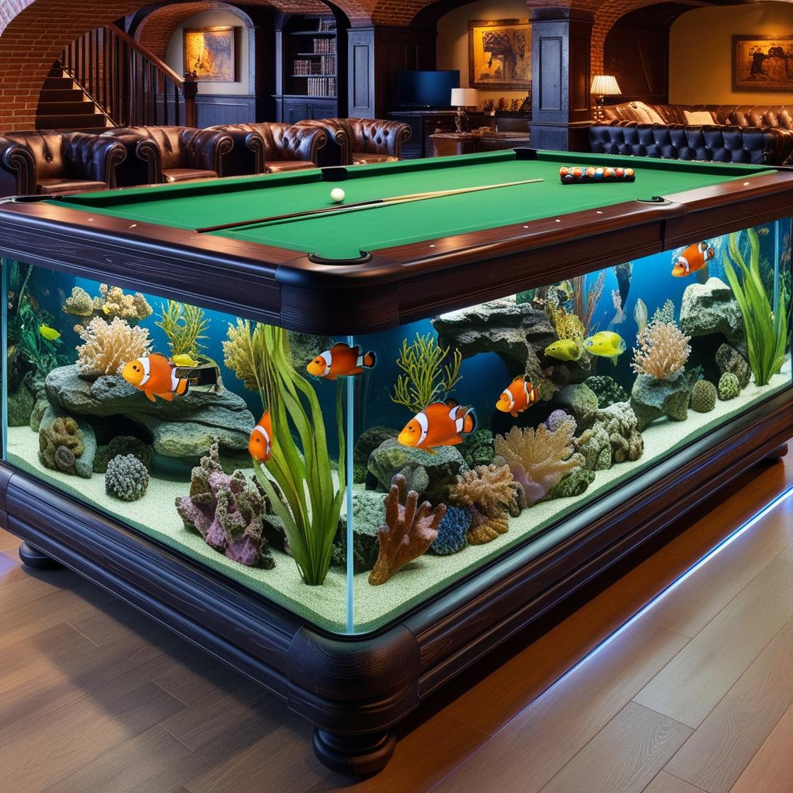 How to Care for Aquarium Pool Tables