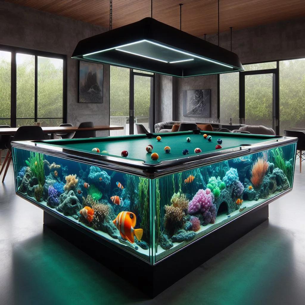 Pros and Cons of Aquarium Pool Tables