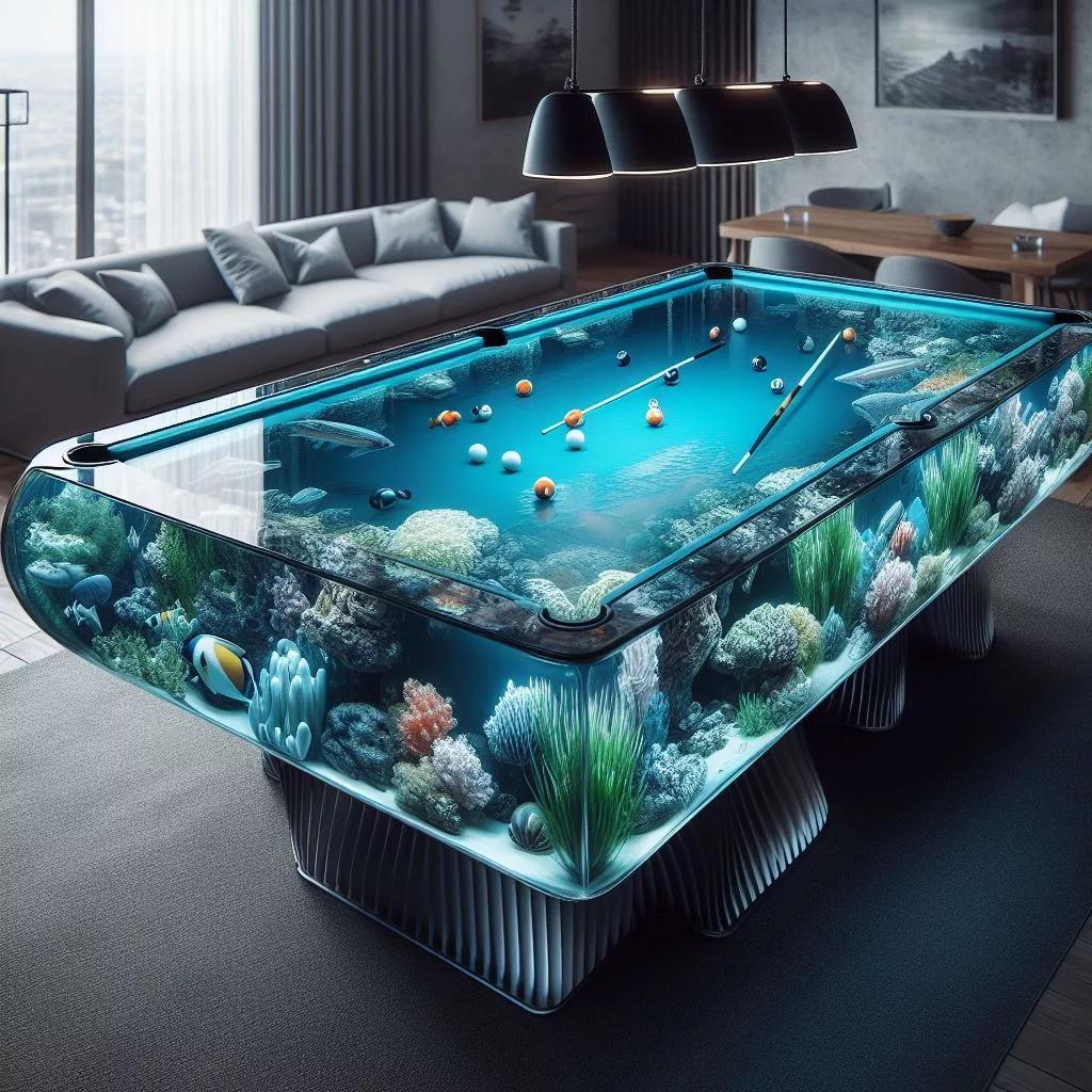 Pros and Cons of Aquarium Pool Tables