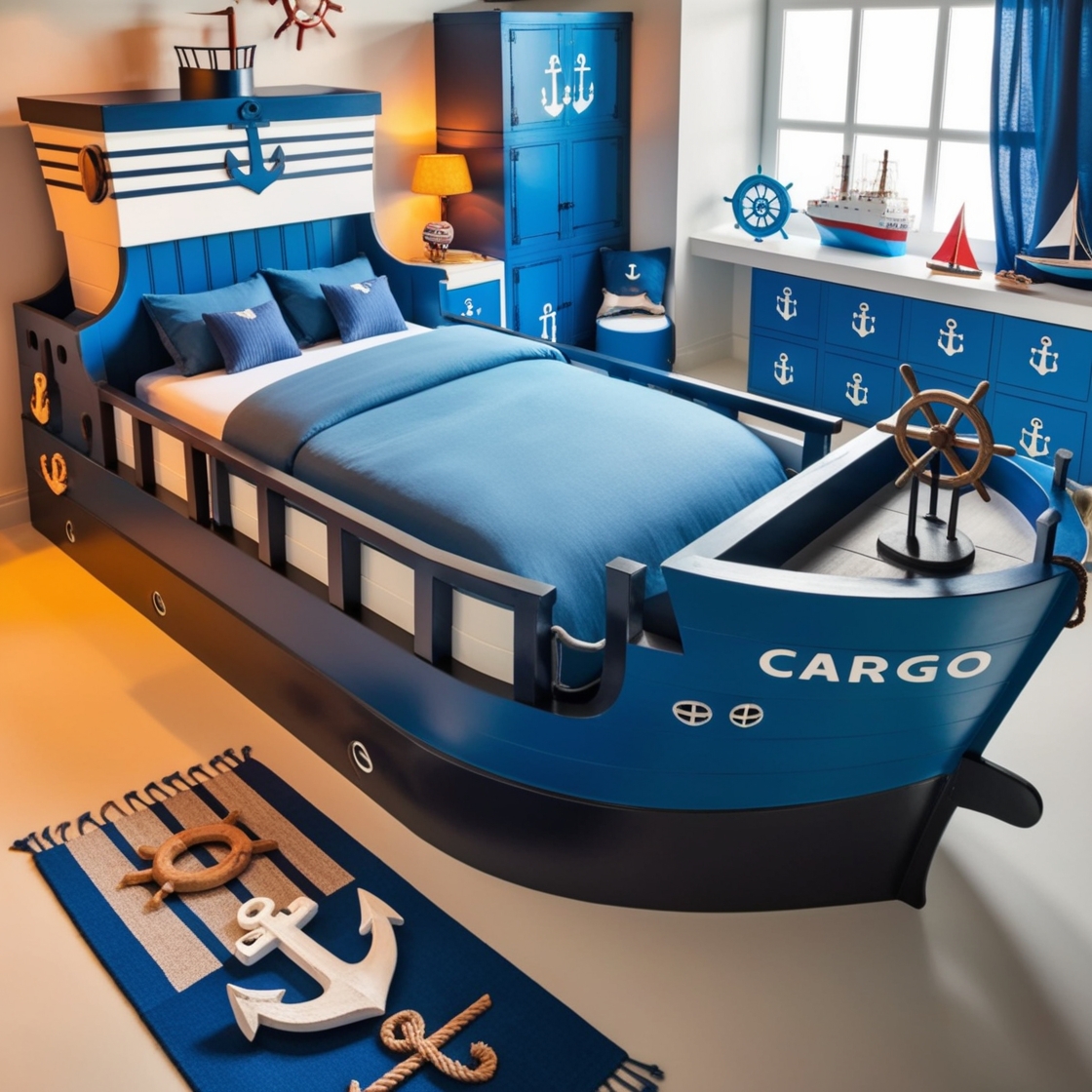 Sail Off to Dreamland: The Unique Charm of Cargo Ship Beds