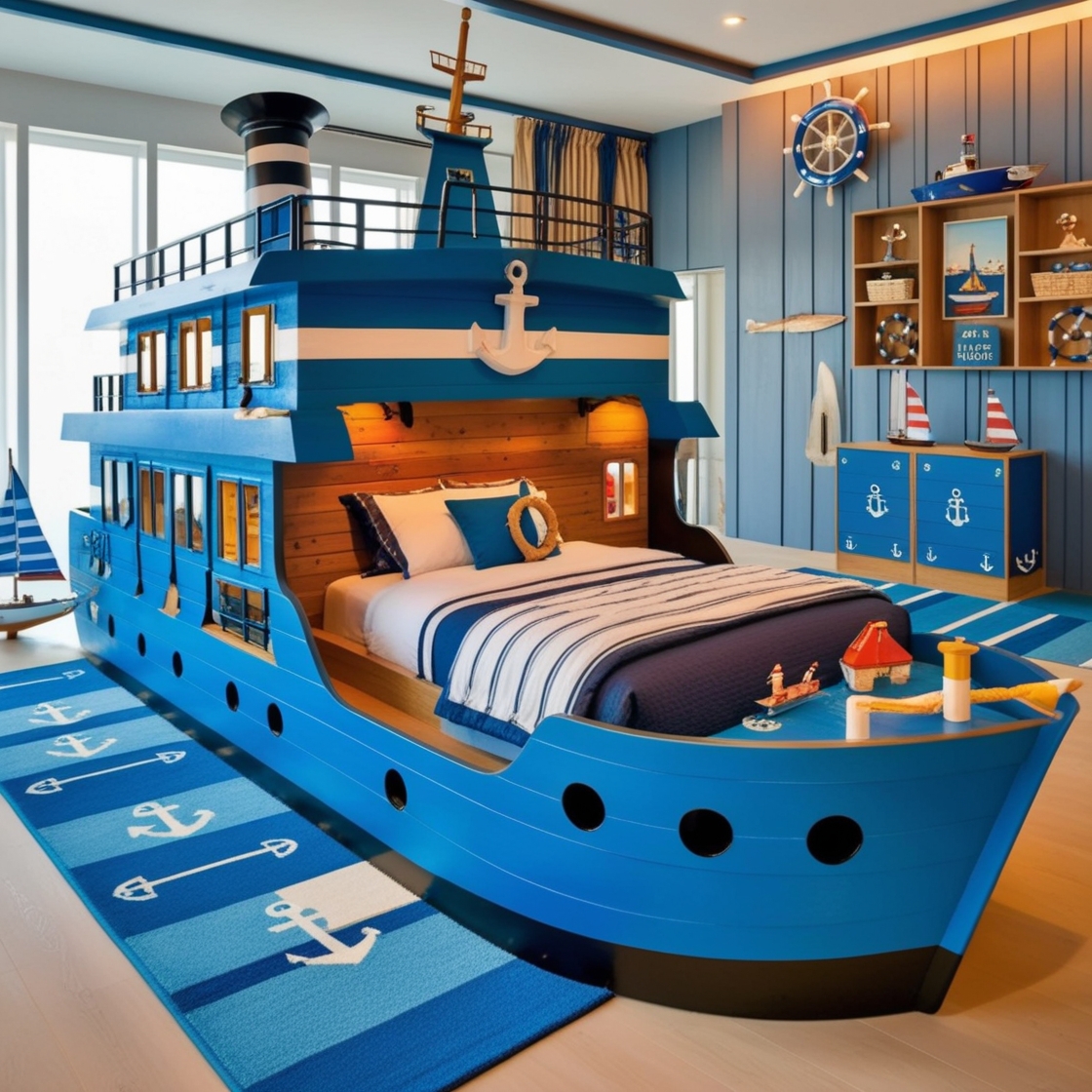 Sail Off to Dreamland: The Unique Charm of Cargo Ship Beds