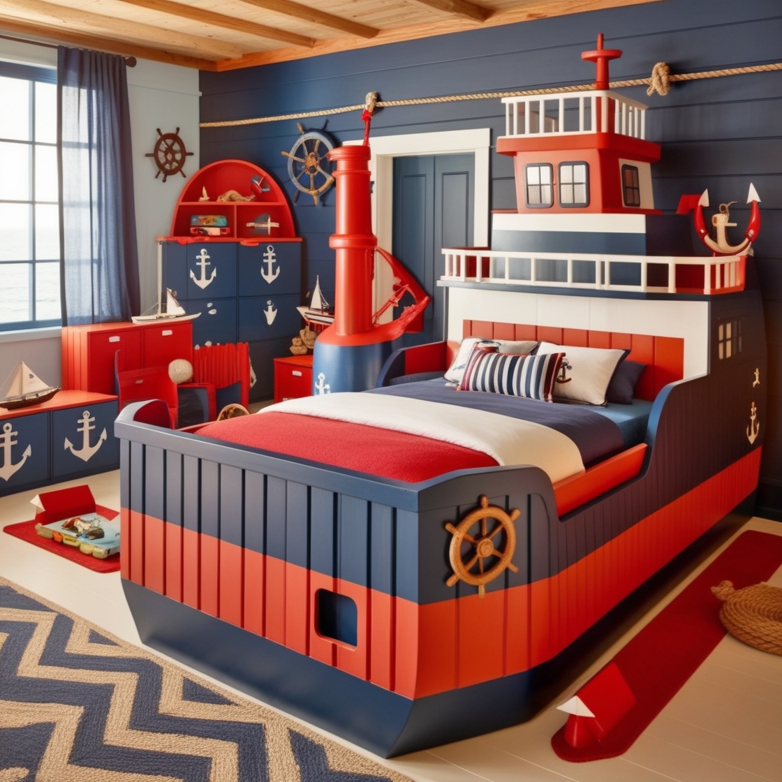 Sail Off to Dreamland: The Unique Charm of Cargo Ship Beds