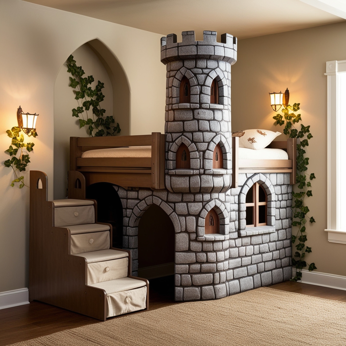 Castle Bunk Beds: Transform Your Child's Room into a Fairytale Kingdom