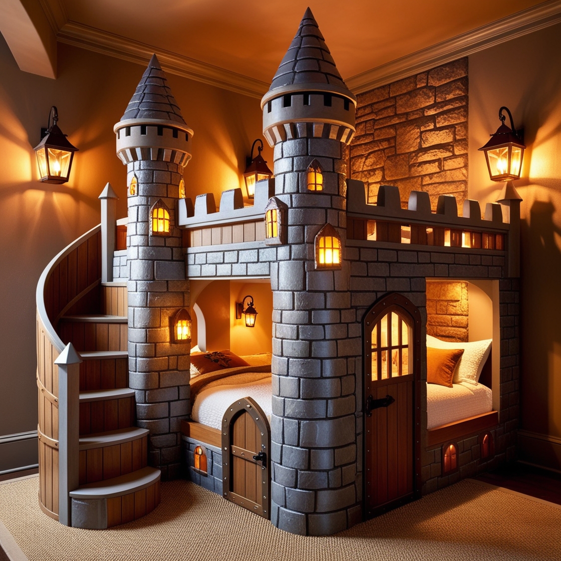 Castle Bunk Beds: Transform Your Child's Room into a Fairytale Kingdom