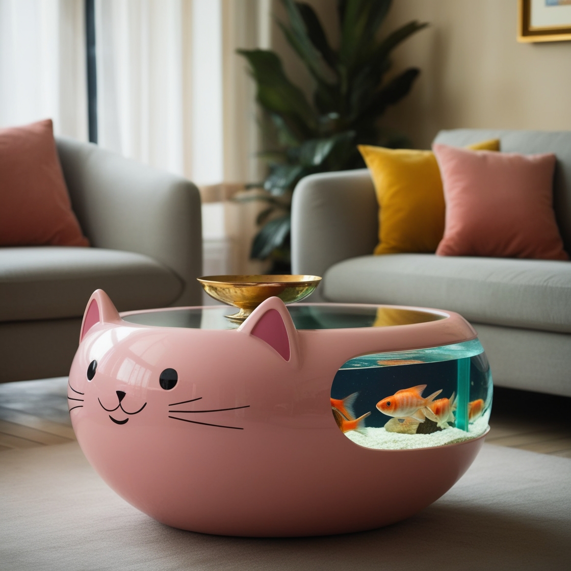 Elevate Your Living Room with Cat Aquarium Coffee Tables: A Unique Fusion of Function and Nature