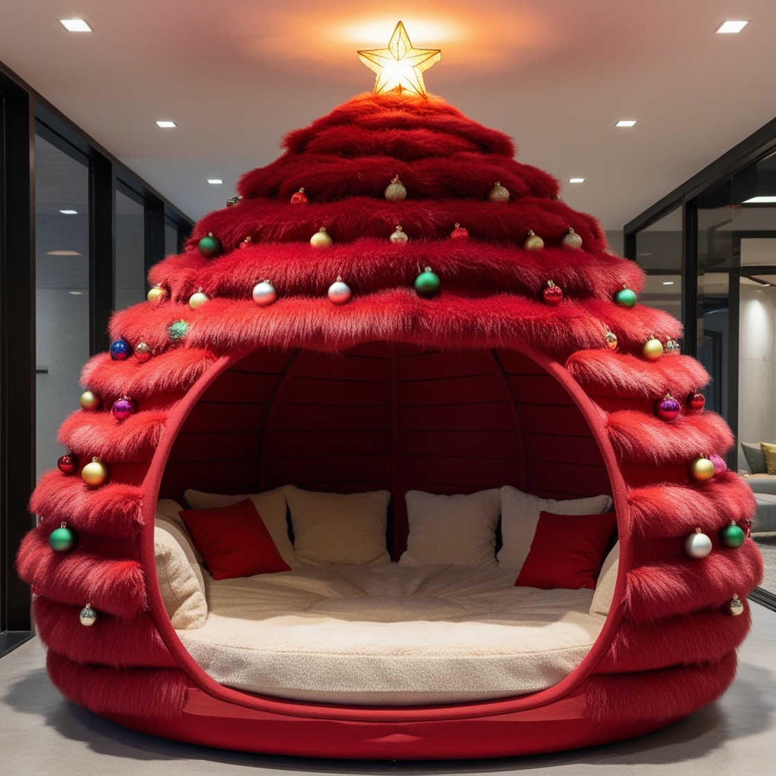 Relax in Festive Comfort: Create the Ultimate Christmas Tree Lounging Den for the Holidays