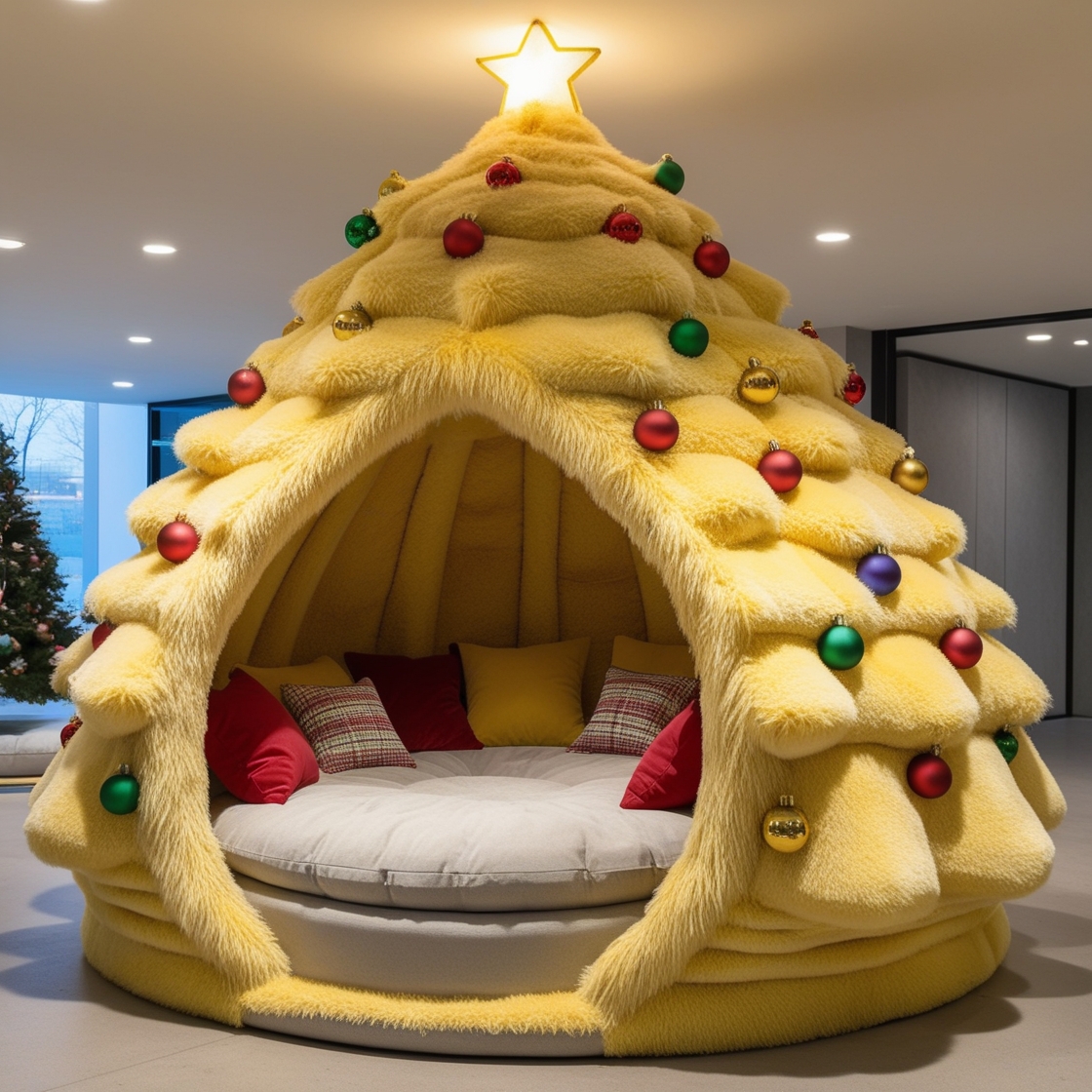 Relax in Festive Comfort: Create the Ultimate Christmas Tree Lounging Den for the Holidays