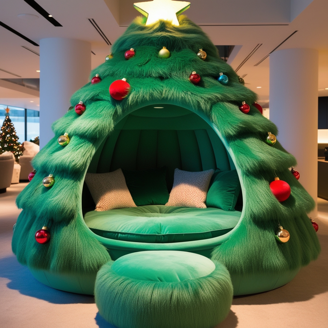 Relax in Festive Comfort: Create the Ultimate Christmas Tree Lounging Den for the Holidays