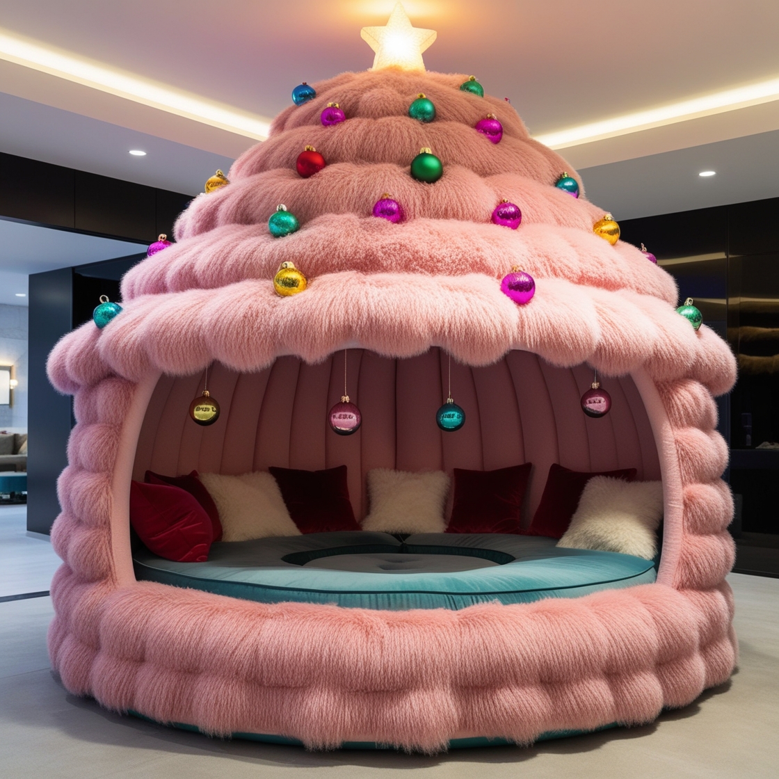 Relax in Festive Comfort: Create the Ultimate Christmas Tree Lounging Den for the Holidays