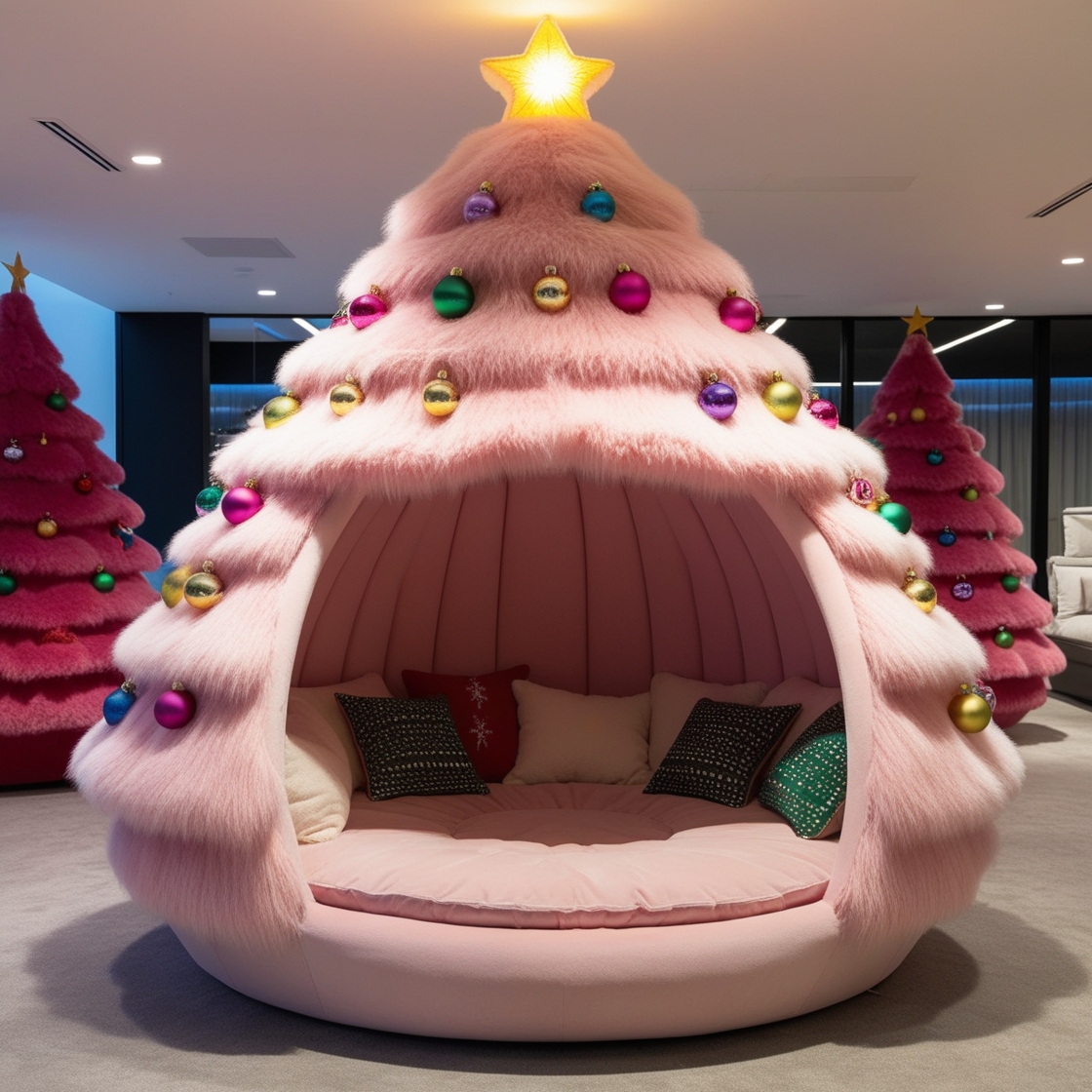 Relax in Festive Comfort: Create the Ultimate Christmas Tree Lounging Den for the Holidays