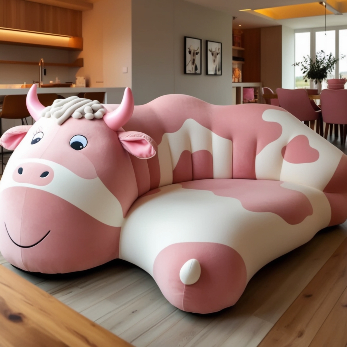 Cow Lounger: Relax in Style with a Farmhouse-Inspired Retreat