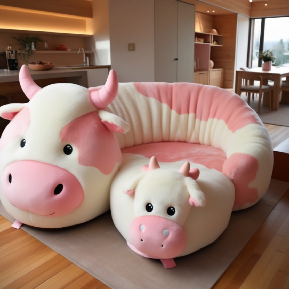 Cow Lounger: Relax in Style with a Farmhouse-Inspired Retreat