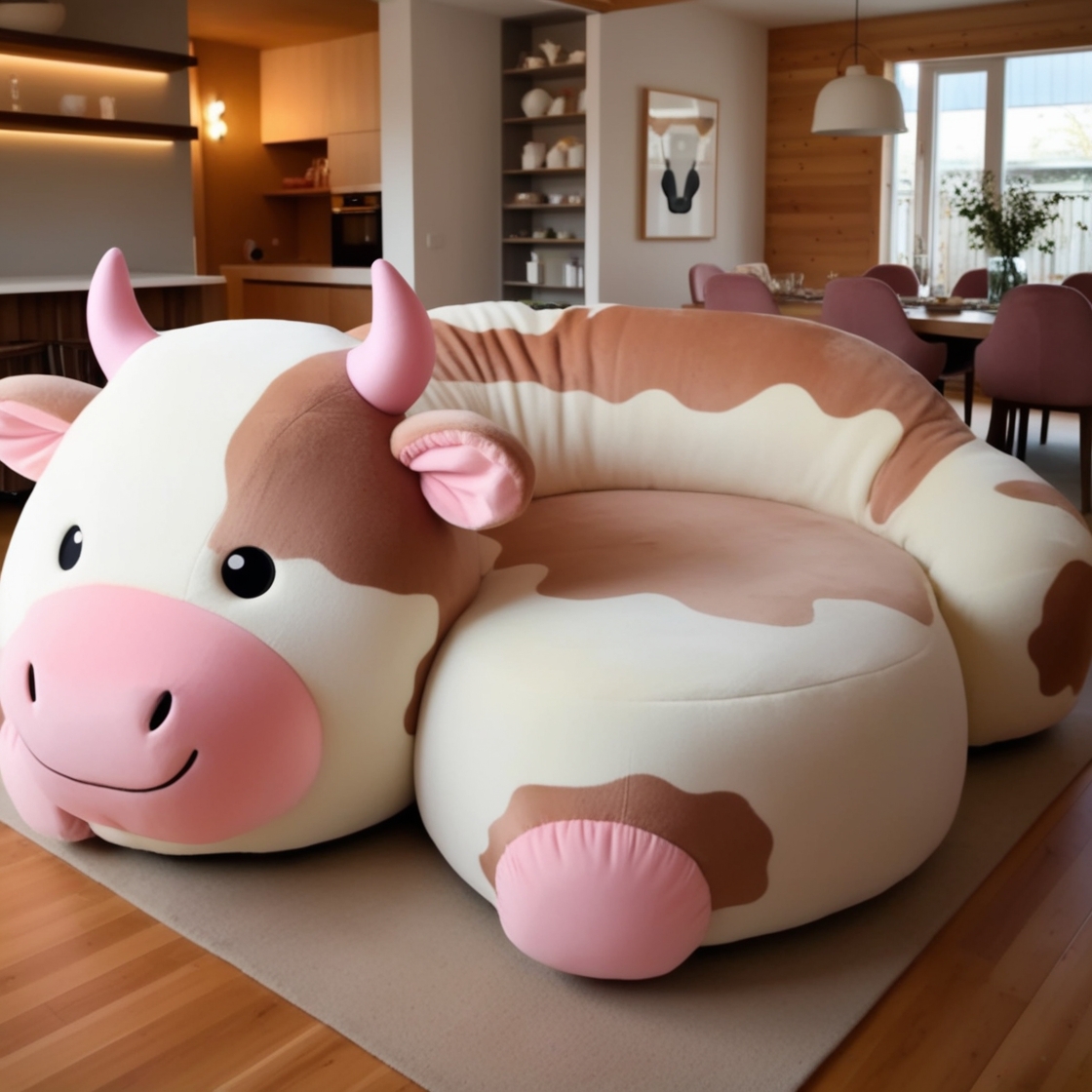 Cow Lounger: Relax in Style with a Farmhouse-Inspired Retreat